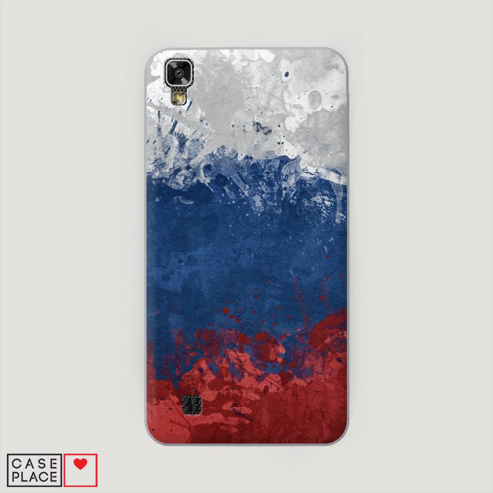 

Чехол Awog на LG X Power (K220DS) "Флаг России неровный", Белый;синий;красный, 82350-5