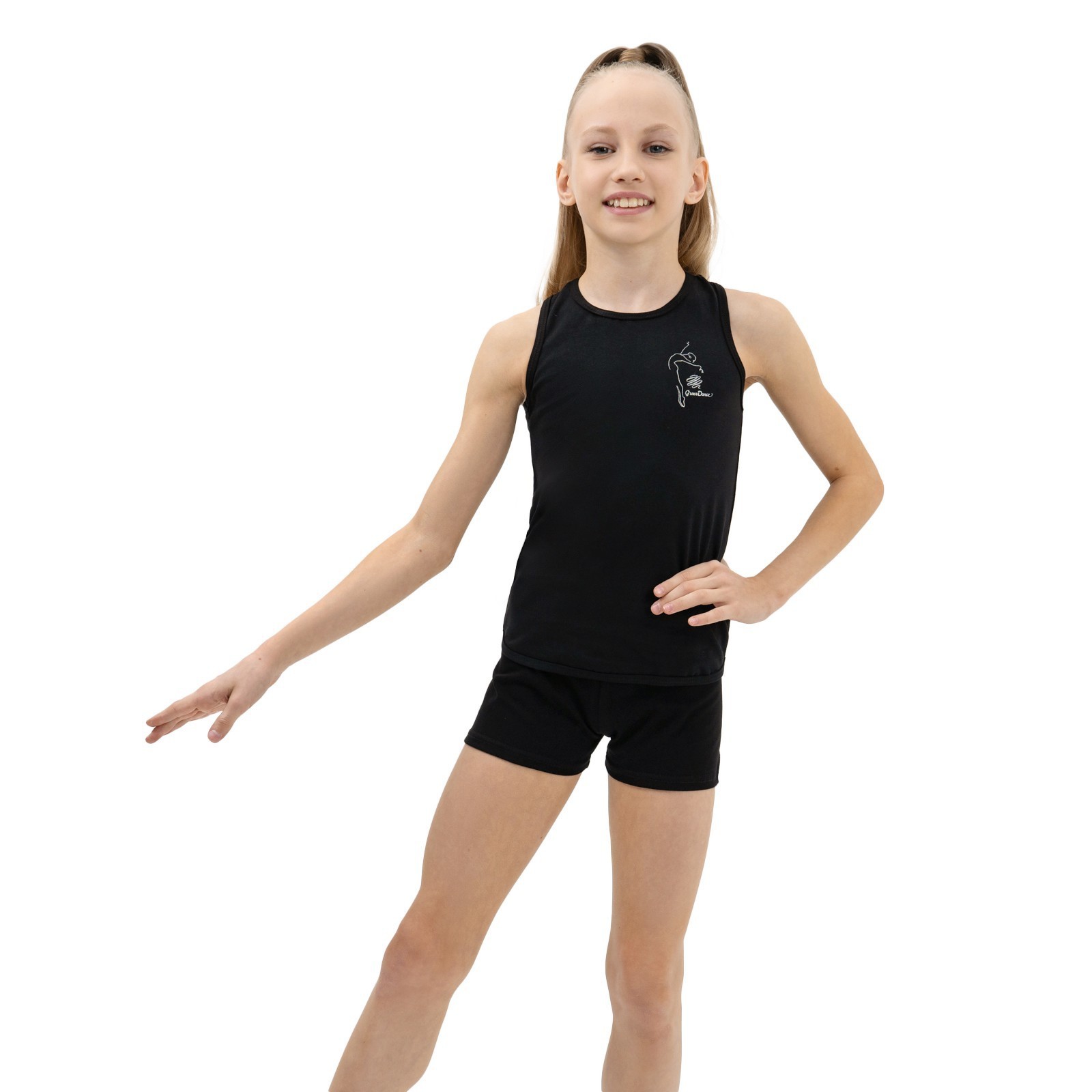 

Майка детская Grace Dance, черный, 134