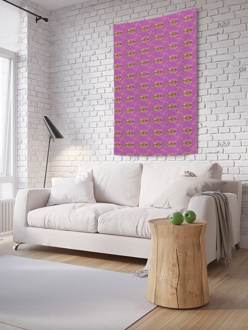 

Вертикальное фотопанно на стену JoyArty Точечная сетка с орнаментом 150x200 см, Точечная сетка с орнаментом