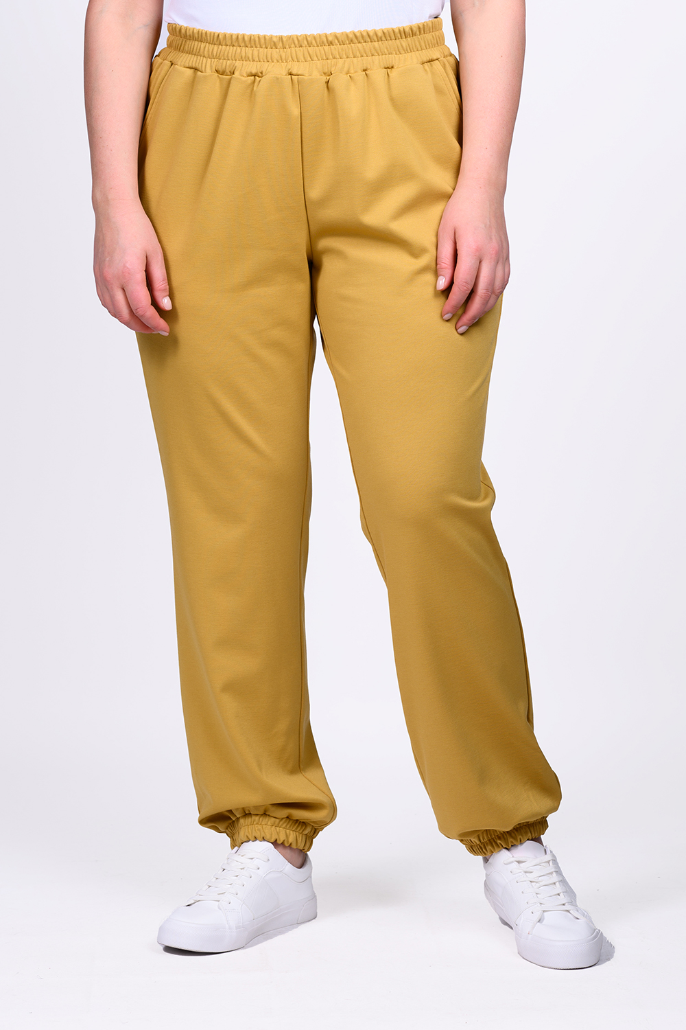 Спортивные брюки женские SVESTA P463 желтые 52 RU