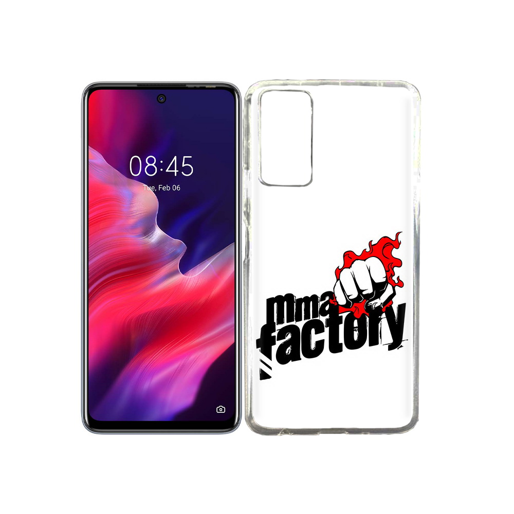 

Чехол MyPads Tocco для Tecno Pova 2 Единоборства ММА, Прозрачный, Tocco