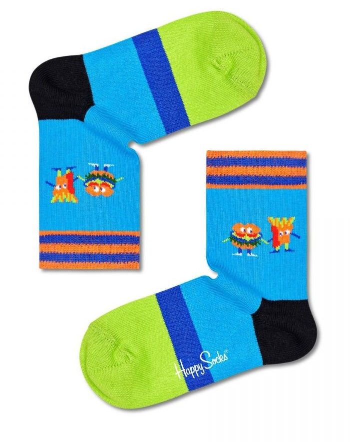Детские носки Beach Ball Sock Happy socks голубой с зеленым 2-3Y