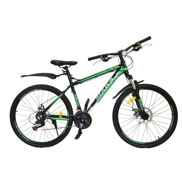 фото Велосипед 29 maks surf md (alu рама) (21-ск.) (рама 21) зеленый