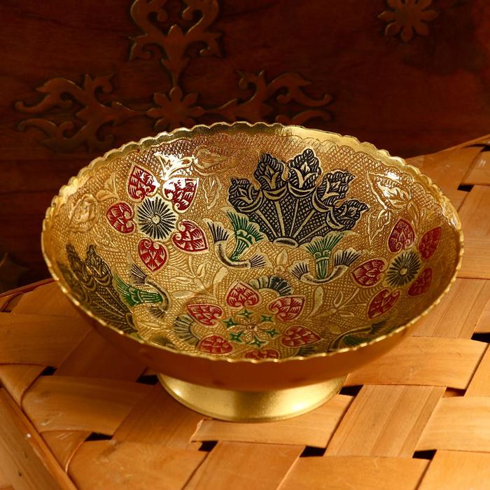 

Конфетница латунь "Далия" 15х15х6 см