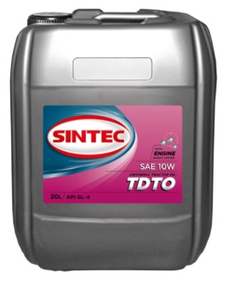 Масло Sintec TDTO SAE 10W API GL-4 20 л