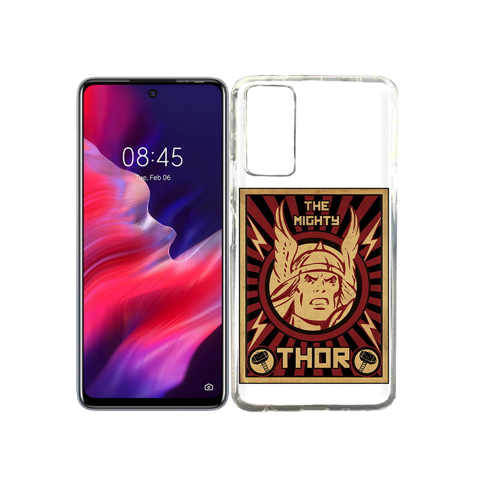 

Чехол MyPads Tocco для Tecno Pova 2 тор лицо, Прозрачный, Tocco