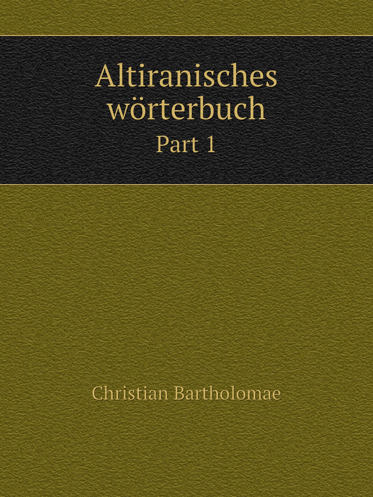 Altiranisches worterbuch 100068784069