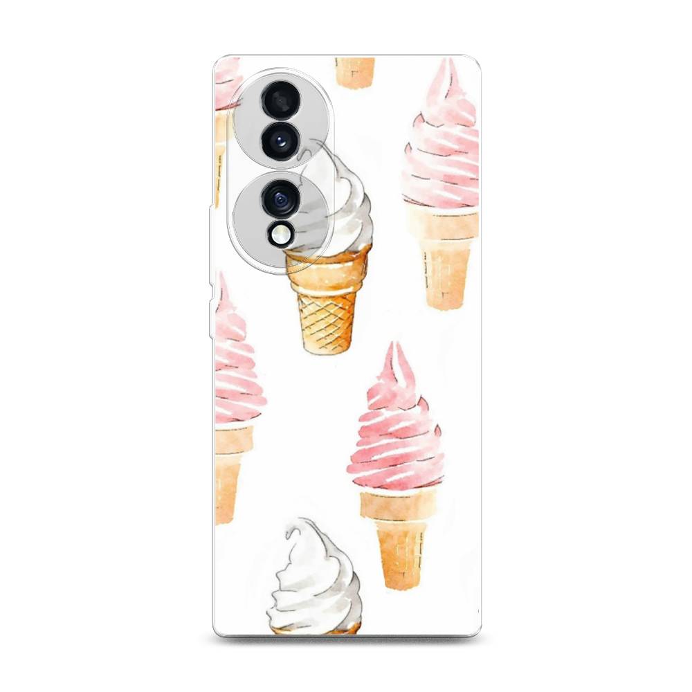 

Чехол Awog на Honor 70 "Нарисованное мороженое", Разноцветный, 6108250-10