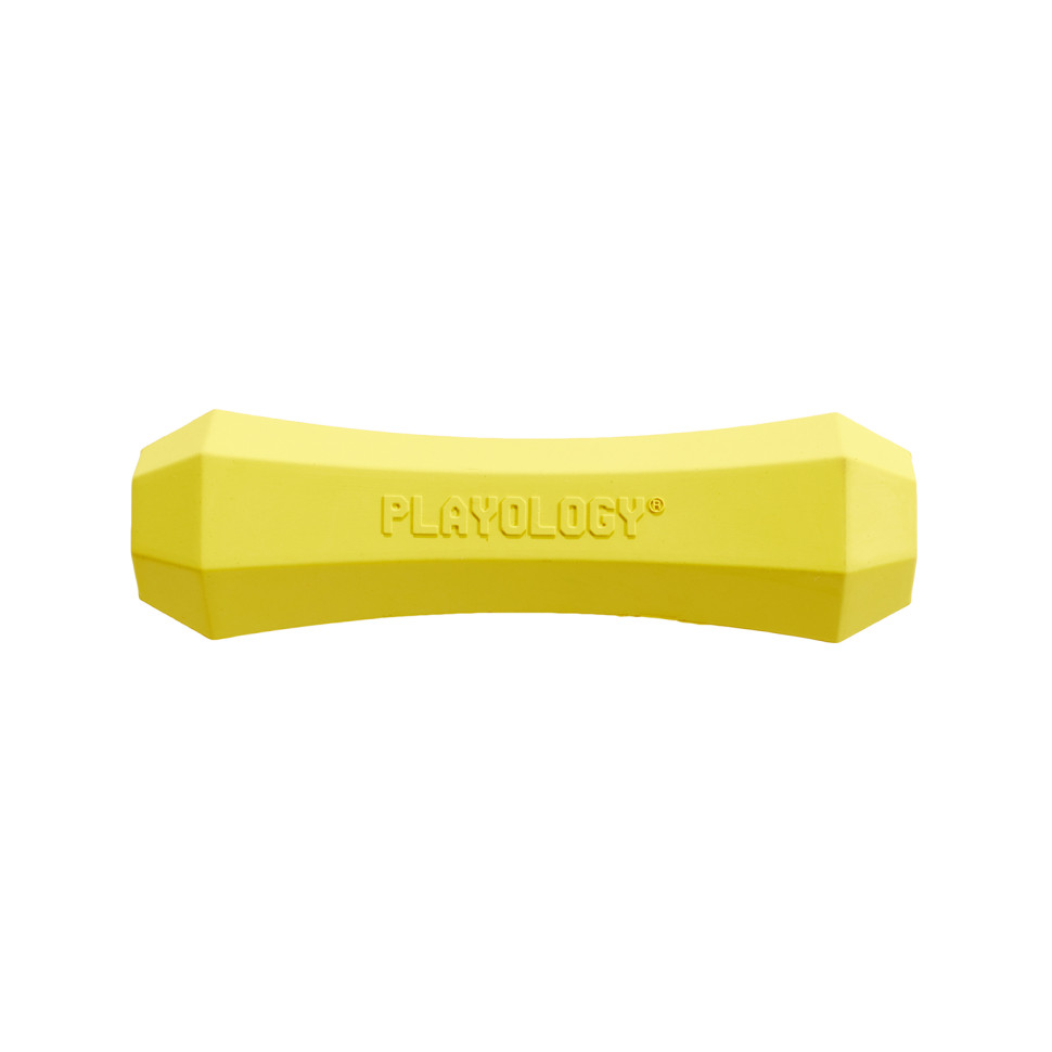 Игрушка для собак Playology Squeaky Stick хрустящая жевательная палочка, курица, средняя