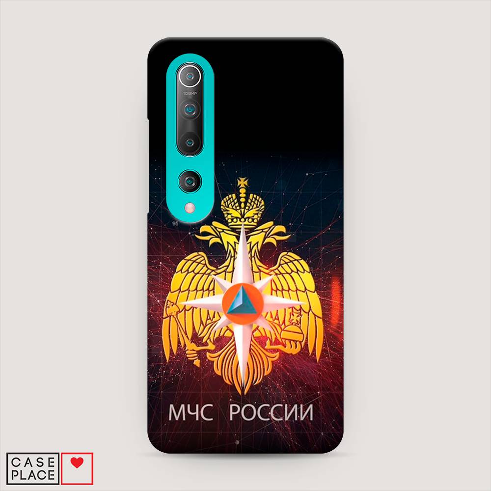 фото Пластиковый чехол "мчс россии" на xiaomi mi 10 awog