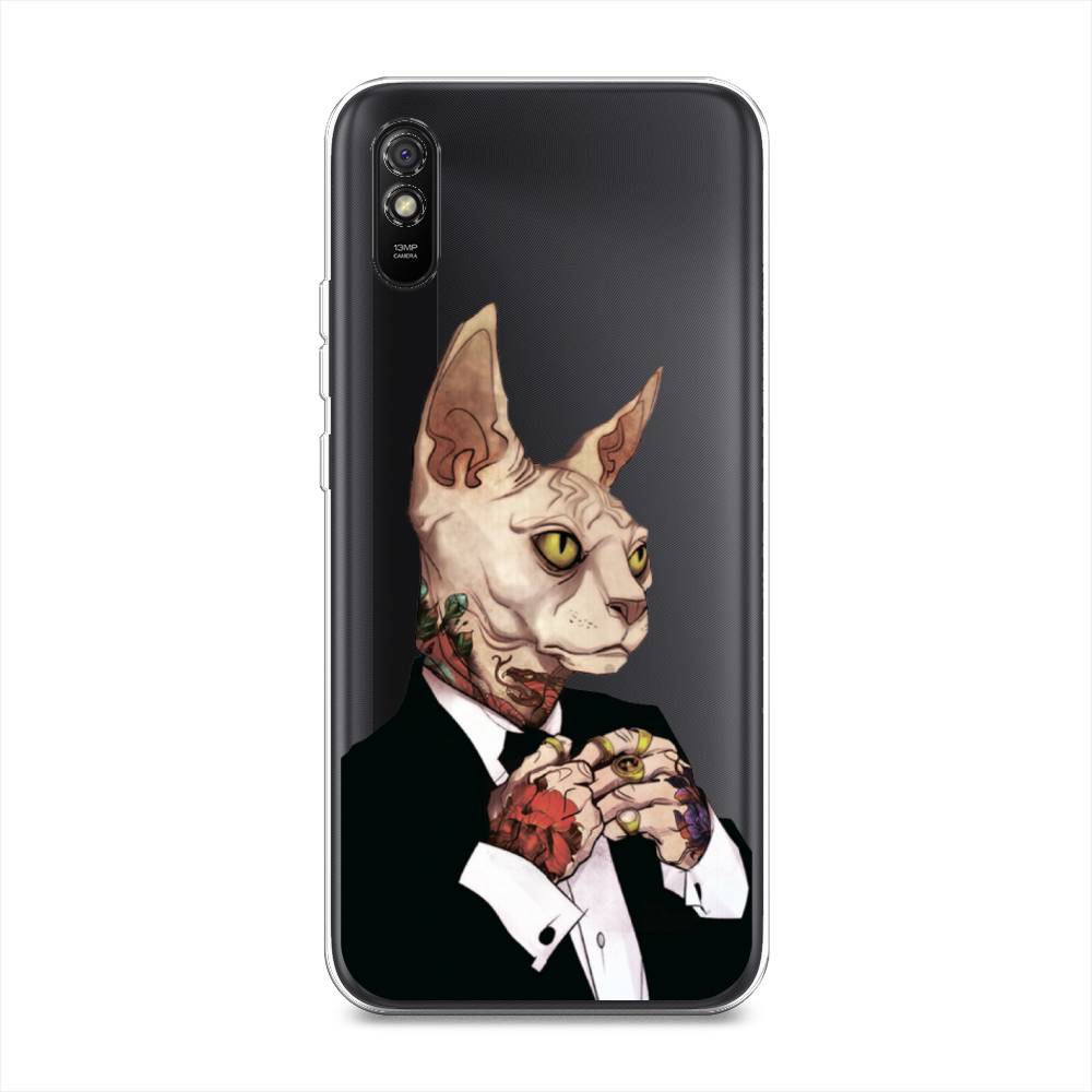 

Чехол Awog на Xiaomi Redmi 9A "Татуированный сфинкс", Разноцветный, 38950-7