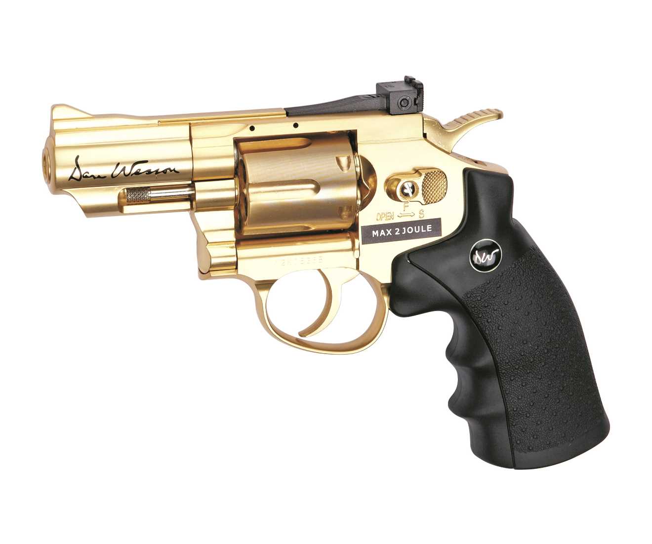 фото Пневматический револьвер asg dan wesson 2,5 gold 4,5 мм