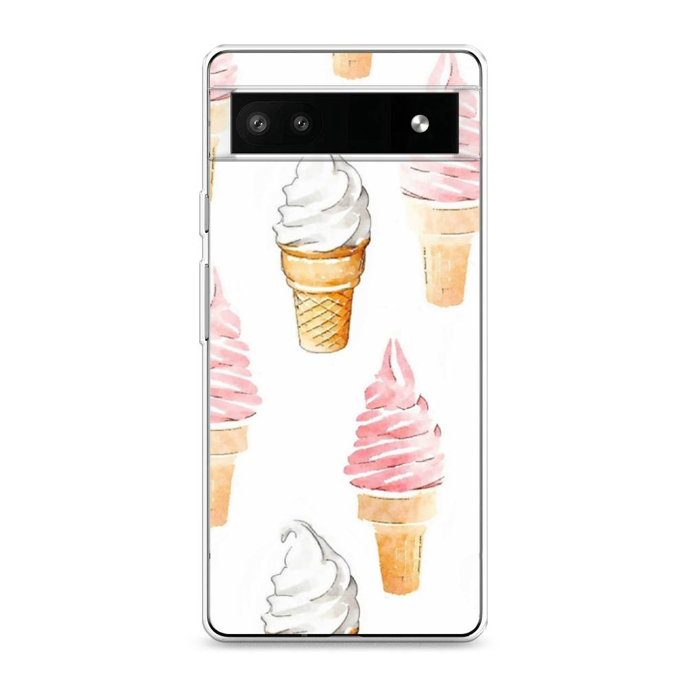

Чехол Awog на Google Pixel 6A "Нарисованное мороженое", Разноцветный, 271150-10