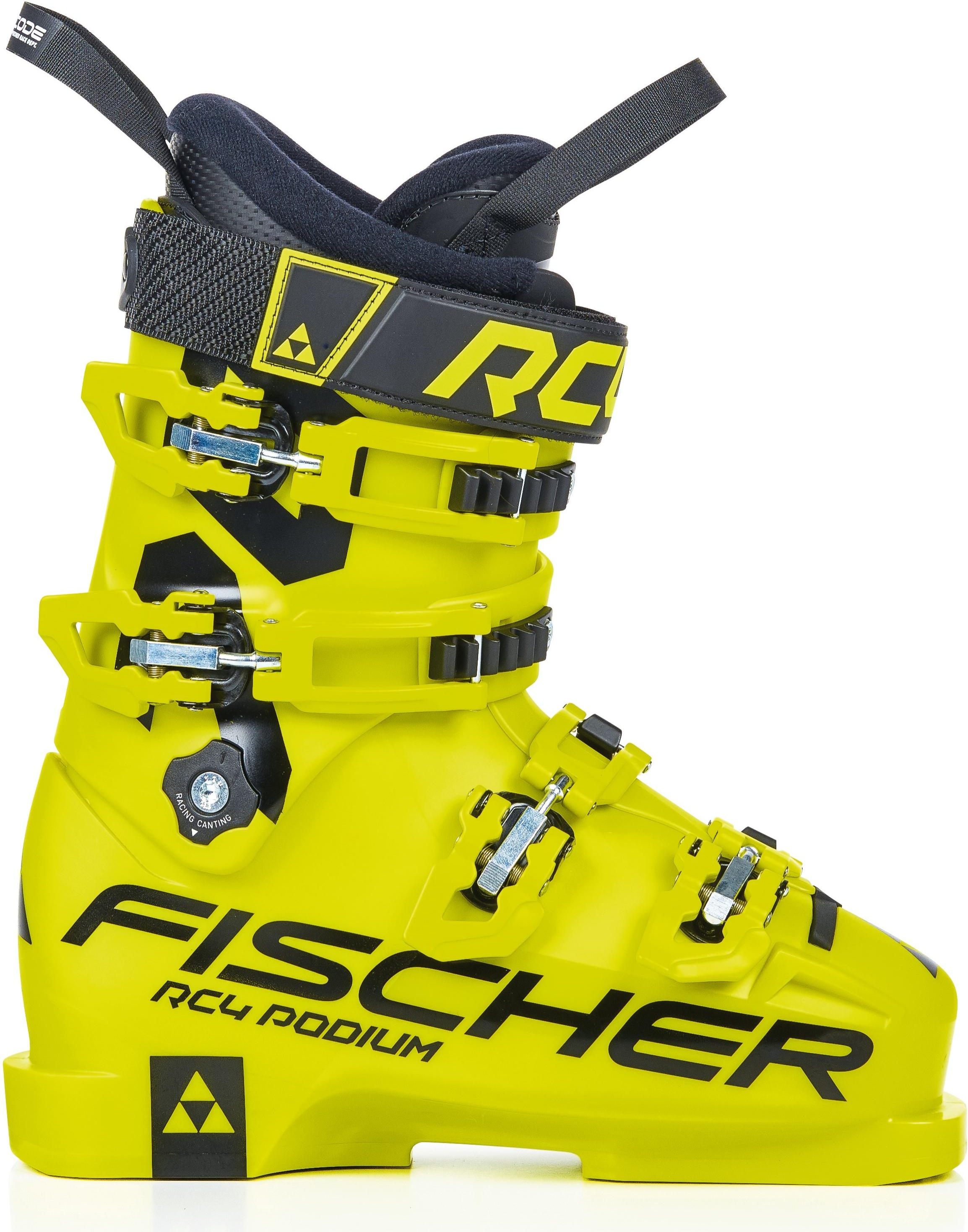 фото Горнолыжные ботинки fischer rc4 podium 70 2021, yellow/yellow, 23.5