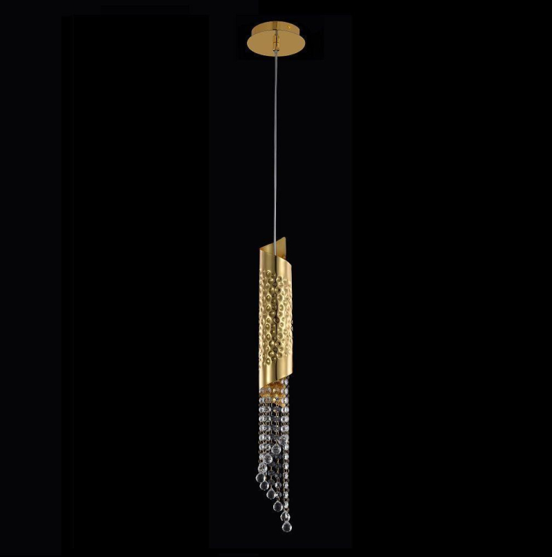 

Подвесной светильник Crystal Lux Credo SP1 Gold, Credo Gold