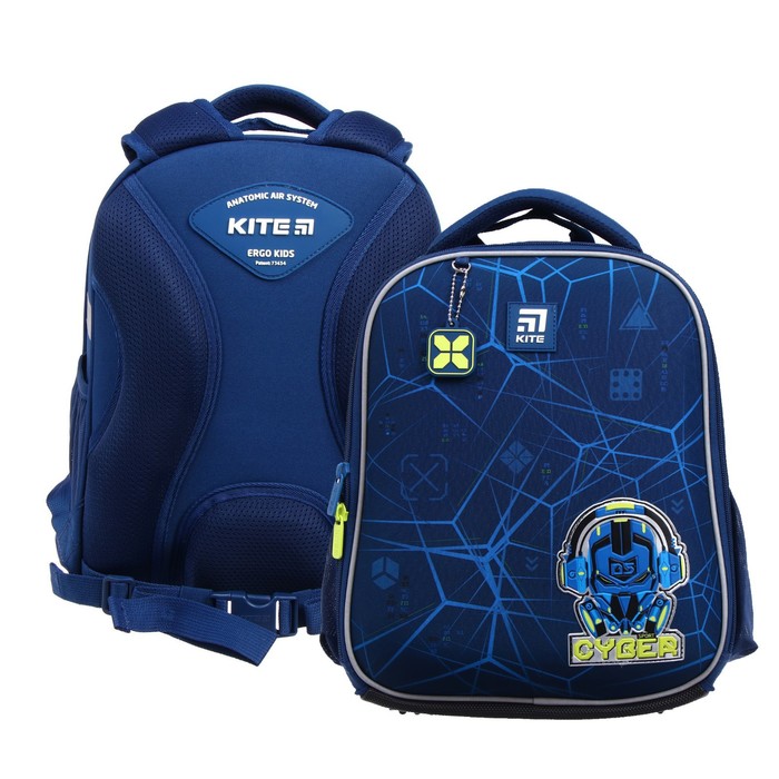 

Рюкзак каркасный Kite Education Cyber, 35 х 26 х 13,5 см, синий