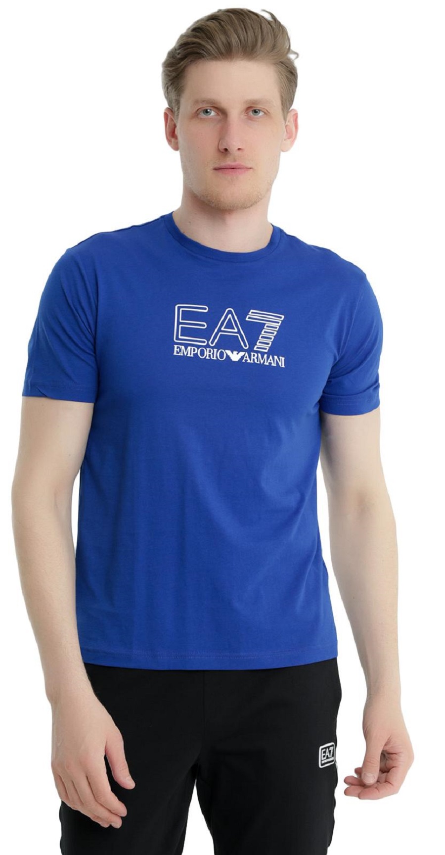 

Футболка мужская EA7 3Lpt81-Pjm9Z_1597 синяя 50; 52, 3Lpt81-Pjm9Z_1597