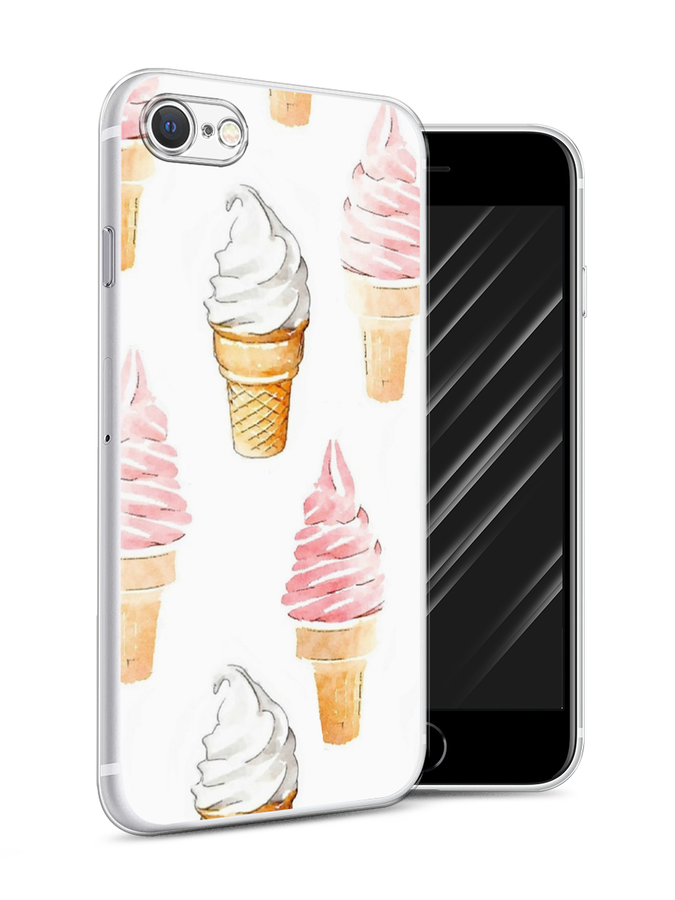 

Чехол Awog на Apple iPhone 7 / Айфон 7 "Нарисованное мороженое", Разноцветный, 10650-10