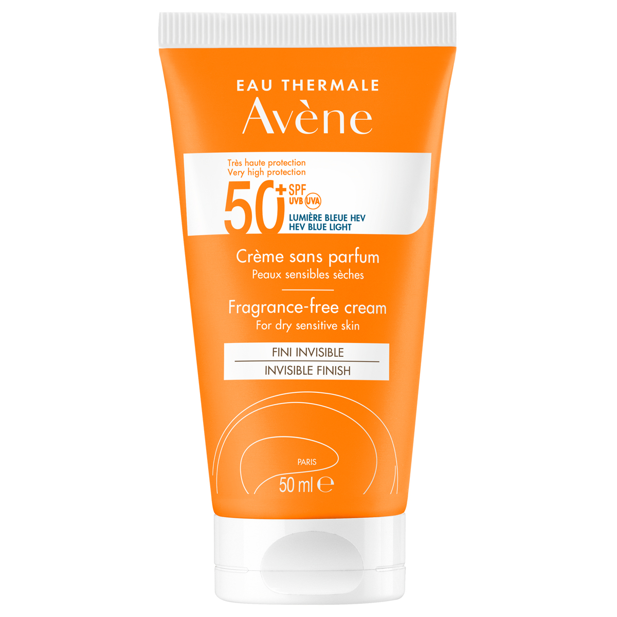 фото Солнцезащитный крем avene spf 50+ без отдушек, 50 мл