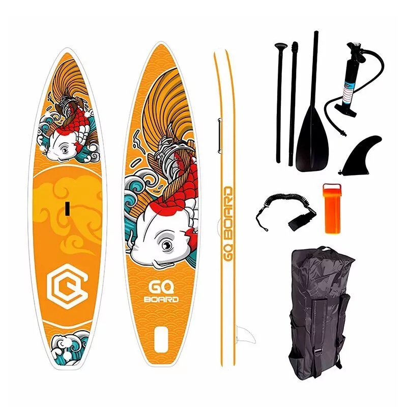 SUP-борд GQ Board KC 11, 335х81х15см, до 180 кг, полный комплект