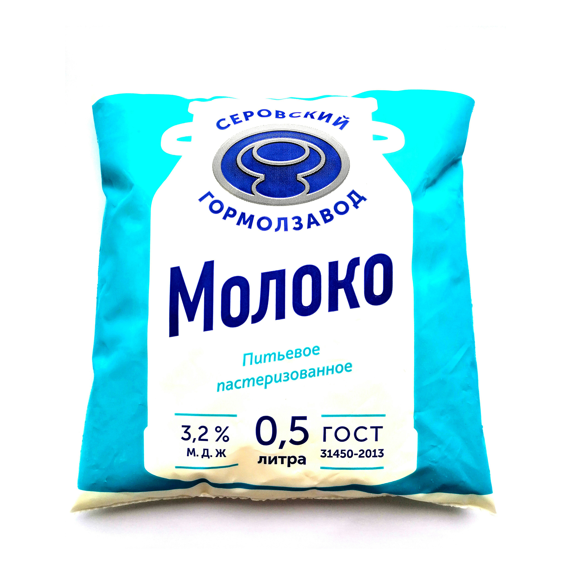 

Молоко 3,2% пастеризованное 500 мл Серовский Гормолзавод