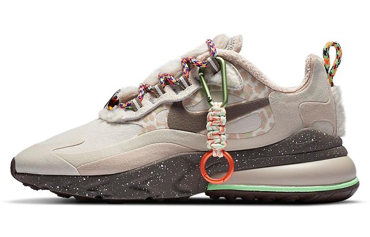 

Кроссовки унисекс Nike Air Max 270 react бежевые 35.5 EU, Бежевый, Air Max 270 react
