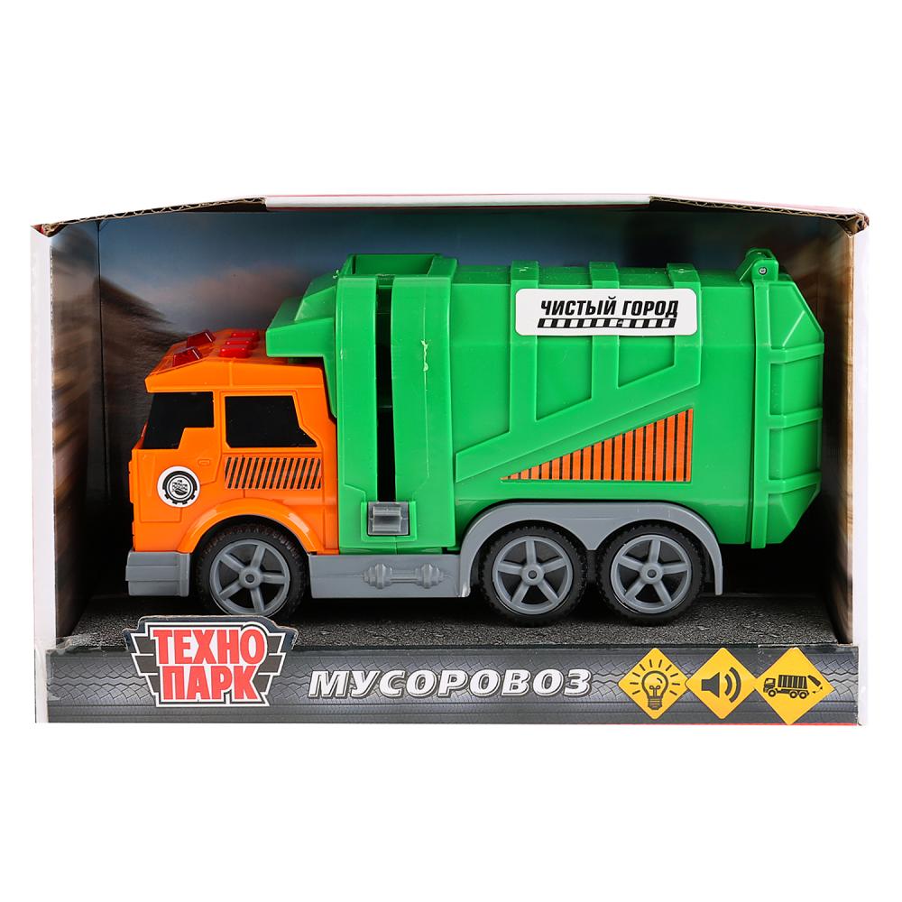 

Игрушка Технопарк Машина Мусоровоз, 17 см
