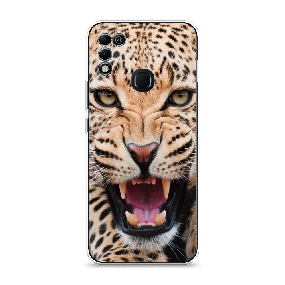 

Чехол для Infinix Hot 10 Play/11 Play "Леопард 3d", Бежевый;черный, 3100850-6