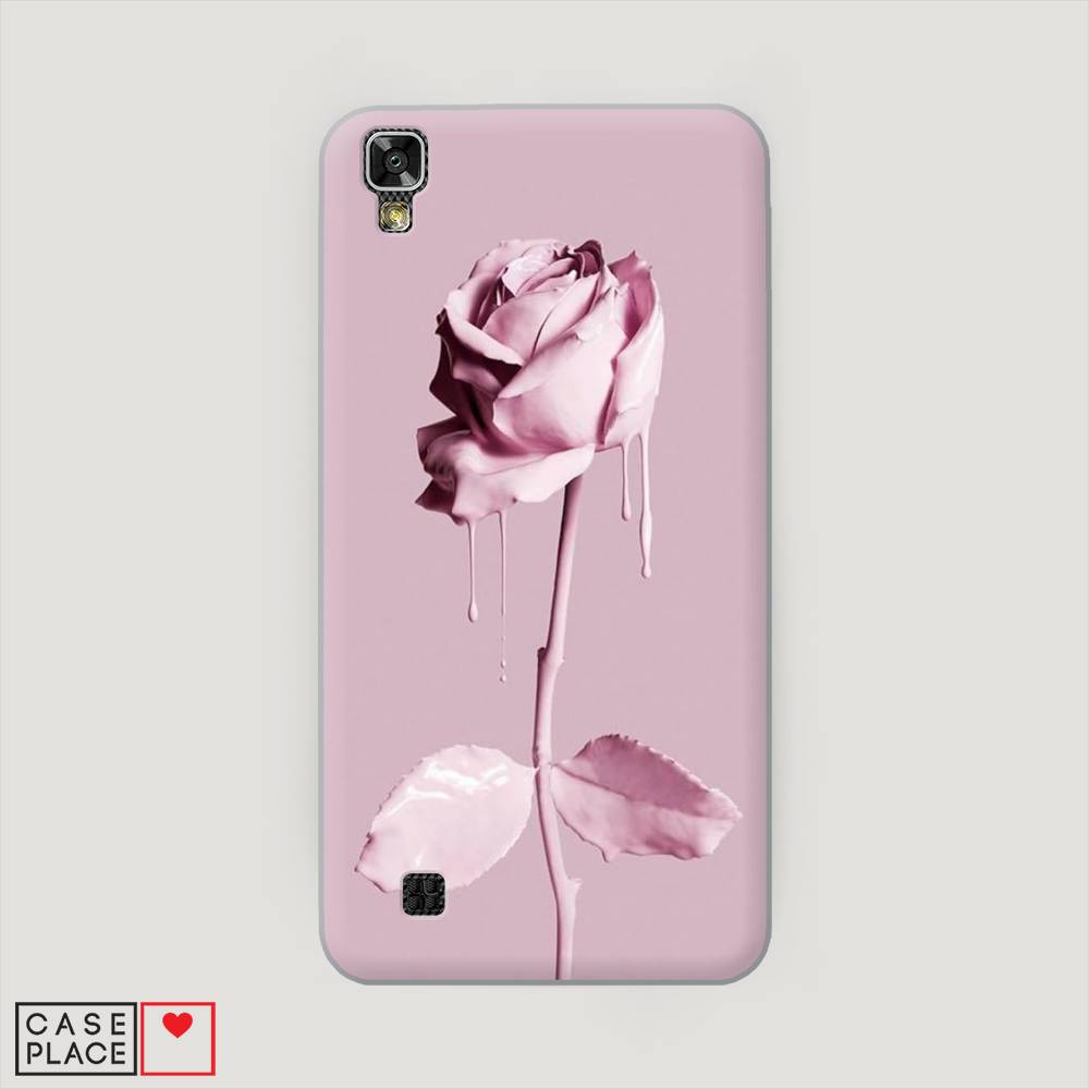 

Чехол Awog на LG X Power (K220DS) "Роза в краске", Белый;розовый, 82350-8