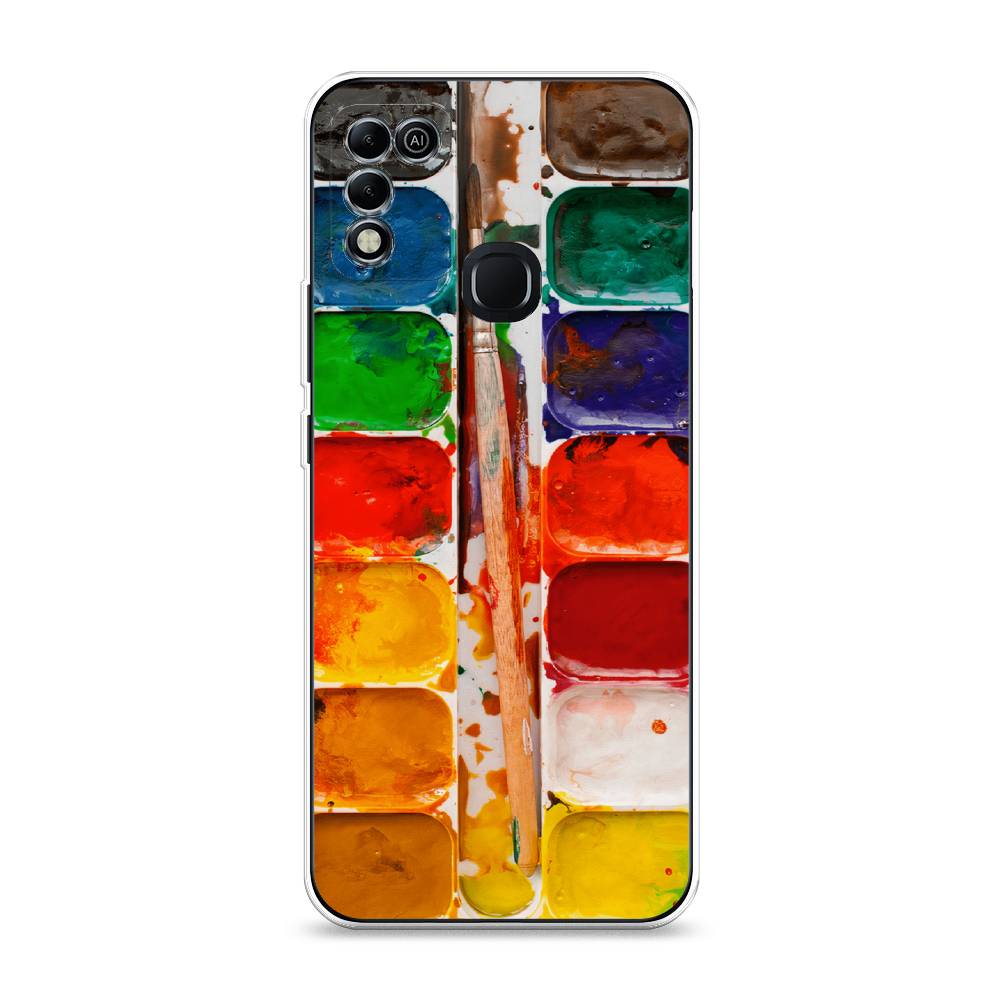 

Чехол для Infinix Hot 10 Play/11 Play "Акварель", 3100850-4