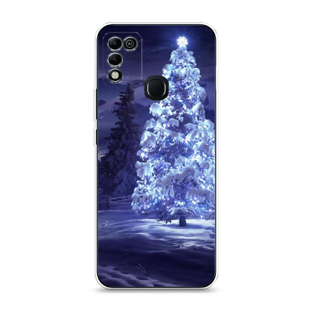 

Чехол для Infinix Hot 10 Play/11 Play "Зима 4", Синий;черный;белый, 3100850-2