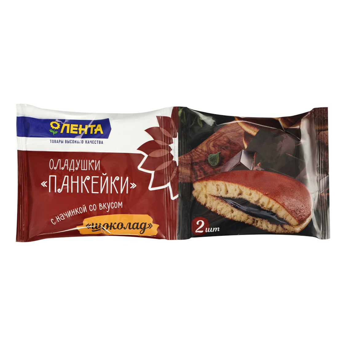 Оладушки Лента Панкейки со вкусом шоколада 100 г 2 шт