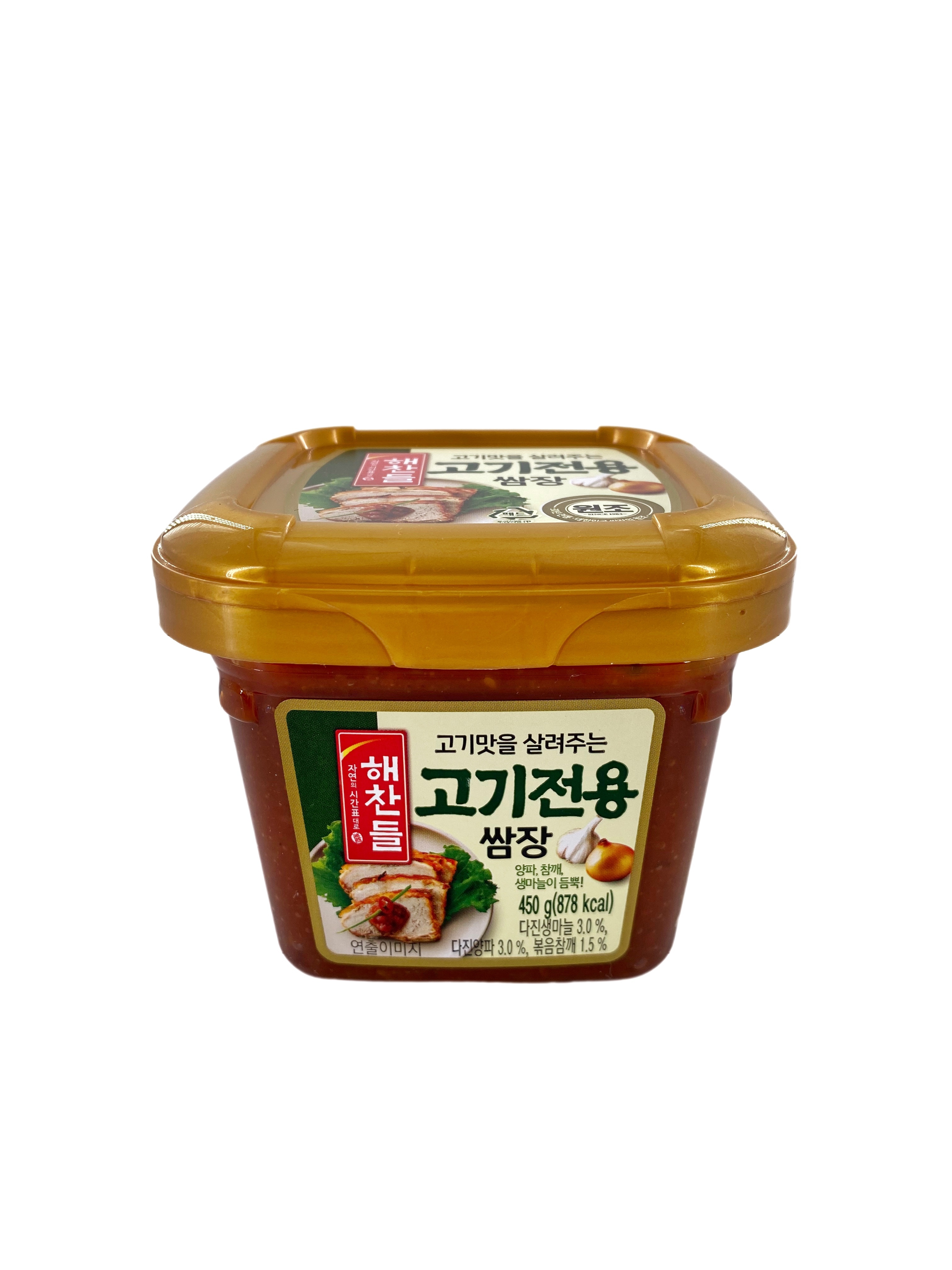 Корейская соевая и перцовая паста CJ Гогисамдян, Хэчандыль для жареного мяса, 450 г