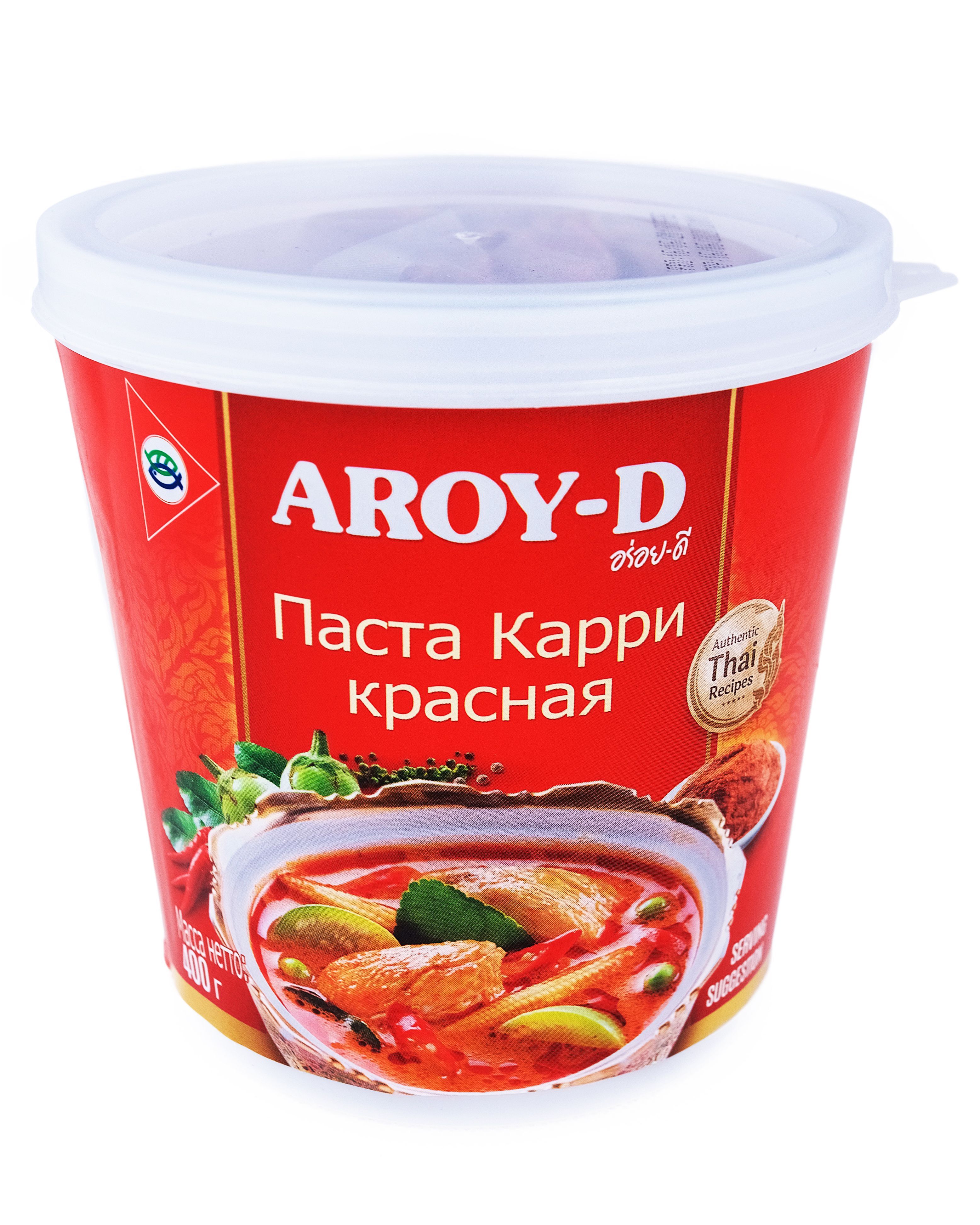 Паста Карри красная Aroy-D Таиланд 400 г 902₽