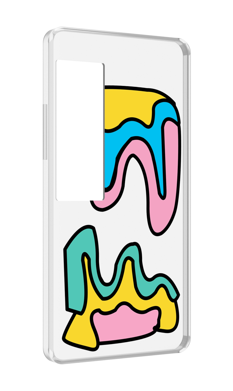 

Чехол MyPads вытекающая-абстракция для Meizu Pro 7 Plus, Прозрачный, Tocco