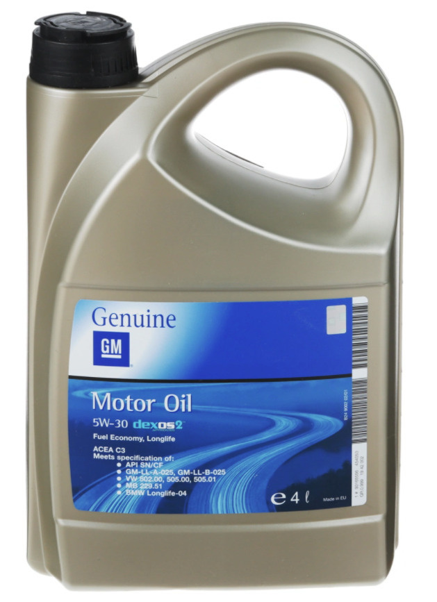 

Моторное масло General Motors cинтетическое GM 5/30 Dexos2 4л