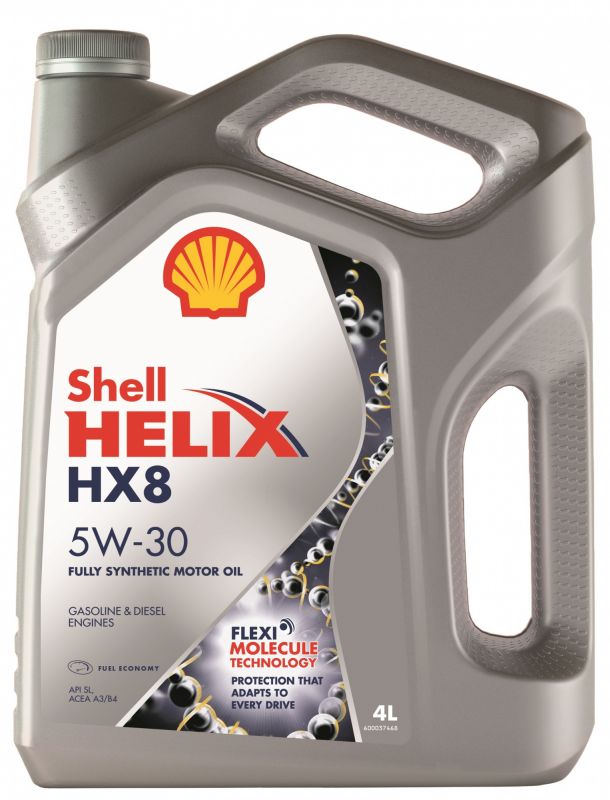 фото Моторное масло shell helix hx8 synthetic 5w30 4 л