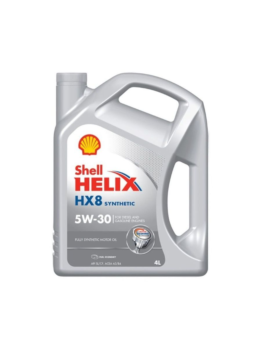 фото Моторное масло shell helix hx8 synthetic 5w30 4 л