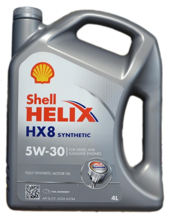 Моторное масло Shell Helix HX8 Synthetic 5W30 4л