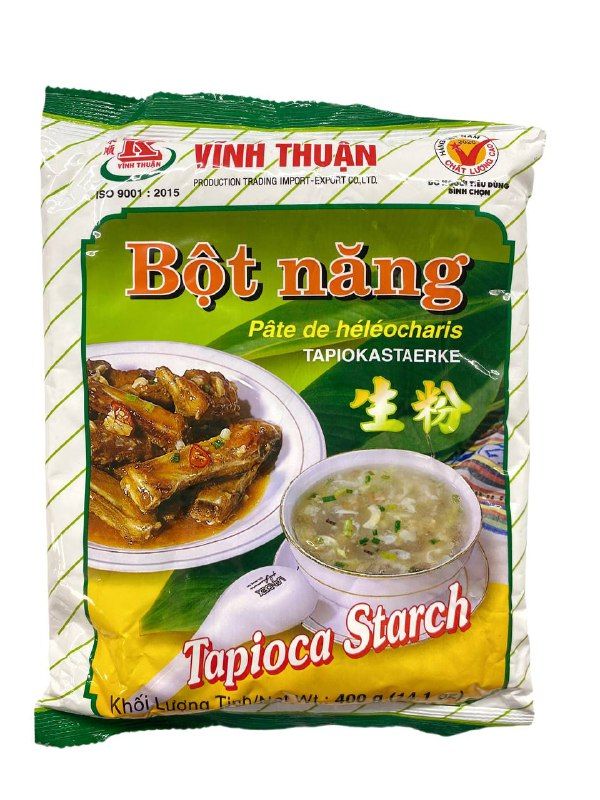 

Вьетнамский крахмал тапиоки, 400 г.