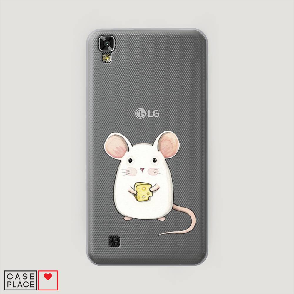 

Чехол Awog на LG X Power (K220DS) "Мышка", Белый;розовый;прозрачный, 82350-1