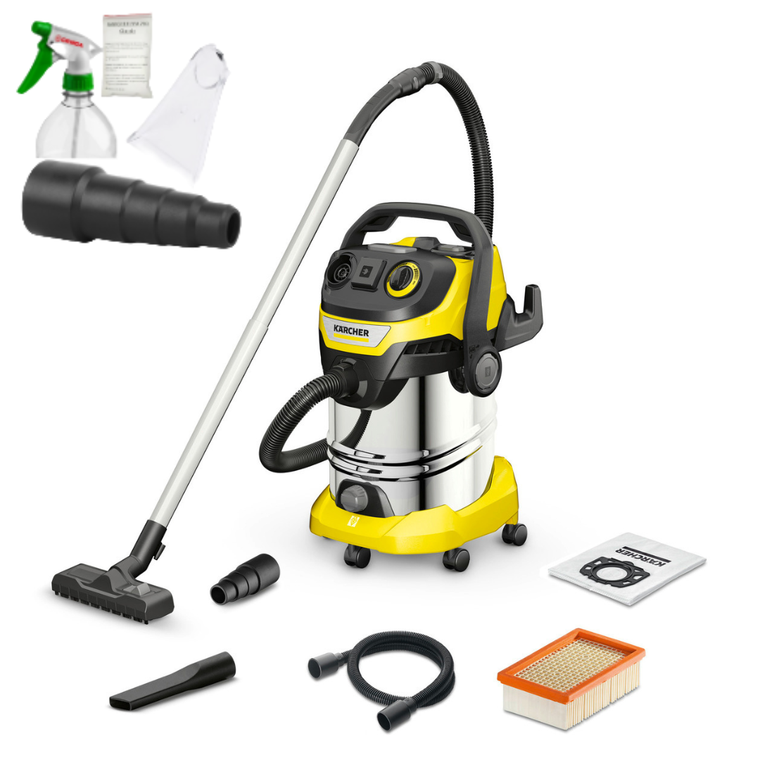 Пылесос KARCHER WD 6 P S V-30/6/22/T+набор для химчистки, узкая насадка, переходник 5 ст