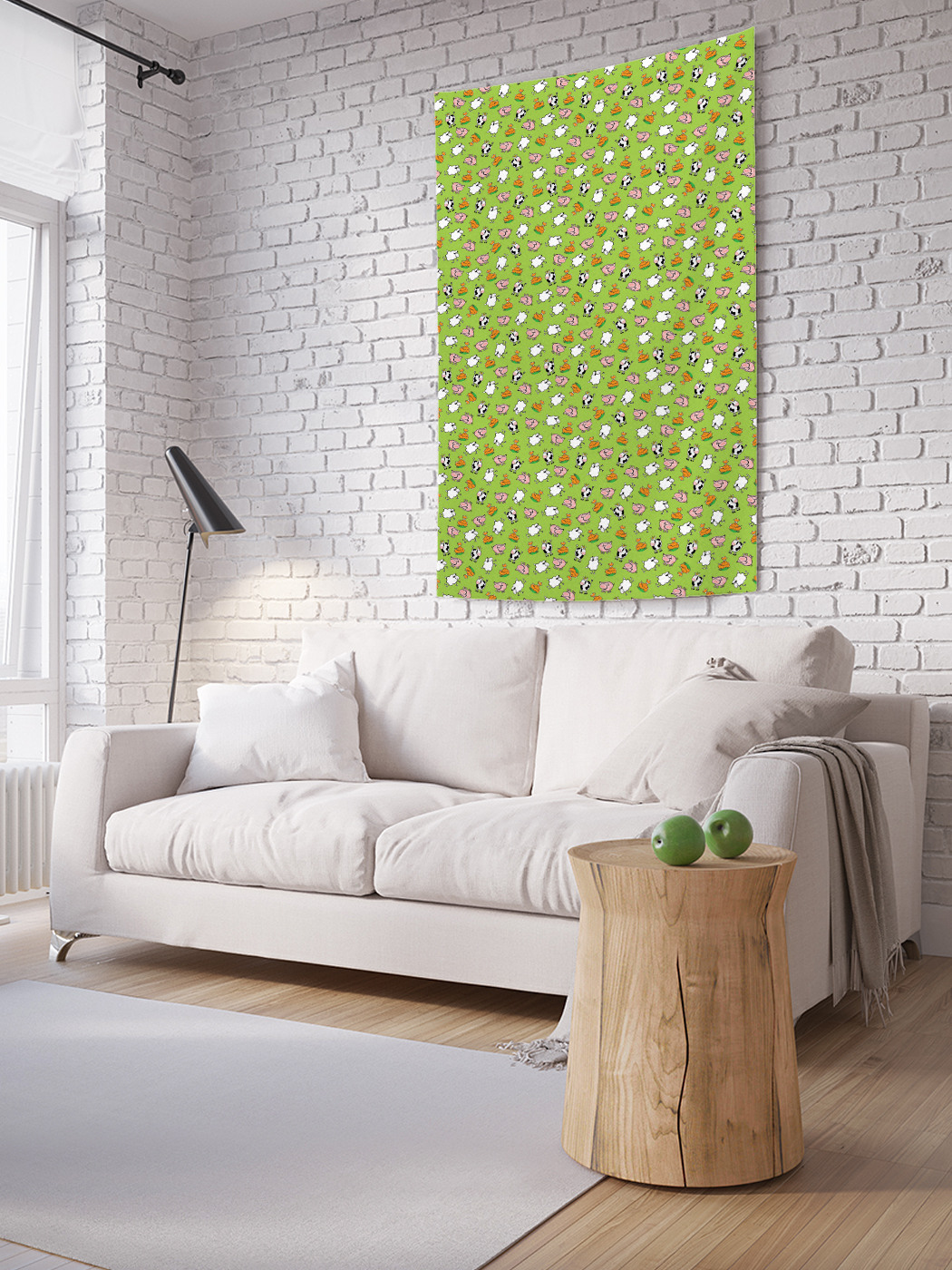 

Вертикальное фотопанно на стену JoyArty Скотный двор 150x200 см, Скотный двор