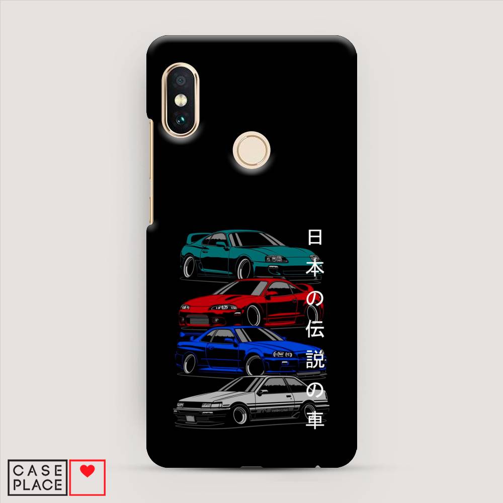 фото Пластиковый чехол "jdm legend cars" на xiaomi redmi note 5 awog