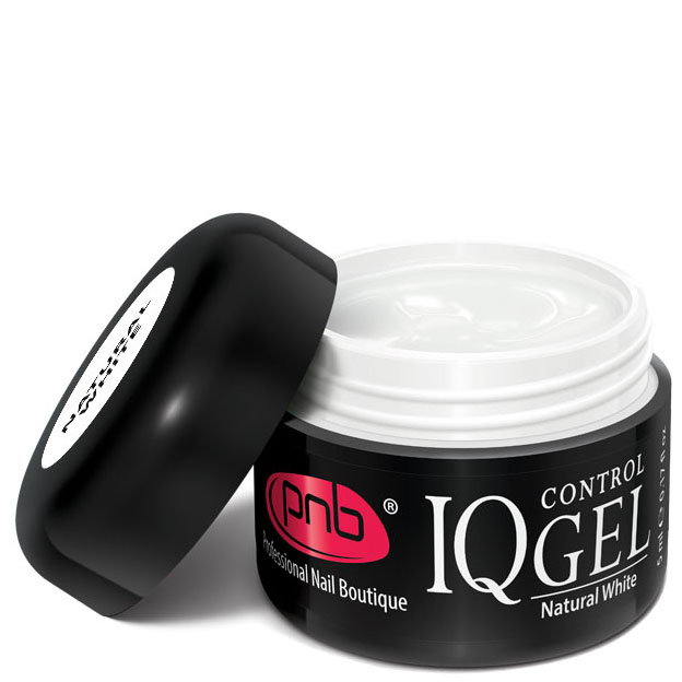 

Непрозрачный натуральный белый гель «IQ Control Gel» PNB 5 ml