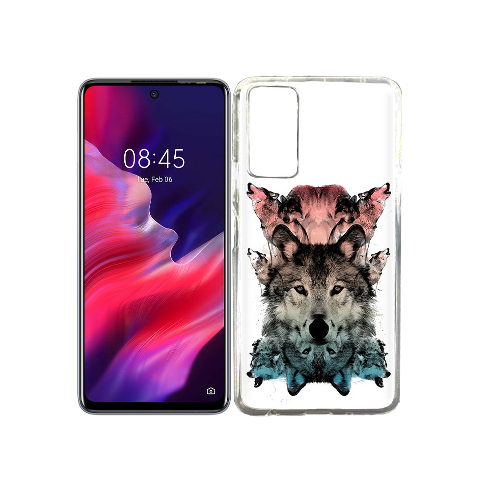 

Чехол MyPads Tocco для Tecno Pova 2 стая, Прозрачный, Tocco