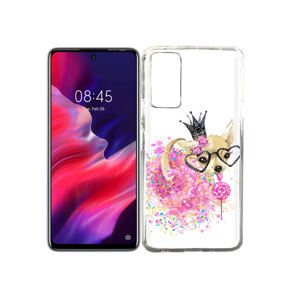 

Чехол MyPads Tocco для Tecno Pova 2 сладкая принцесса, Прозрачный, Tocco