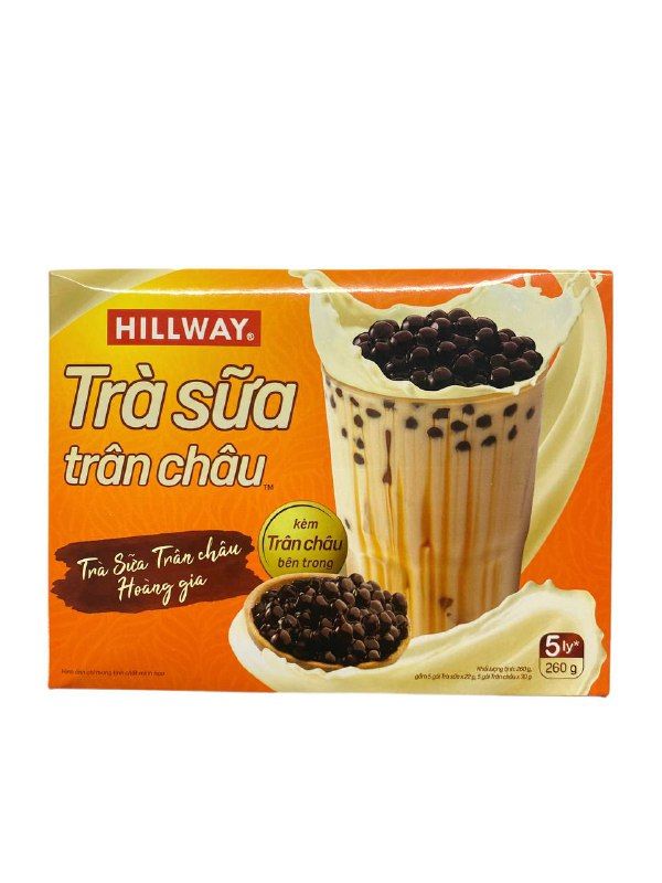 Вьетнамский чай с шариками HILLWAY Bubble Tea, 5 чашек, 260г NoBrand