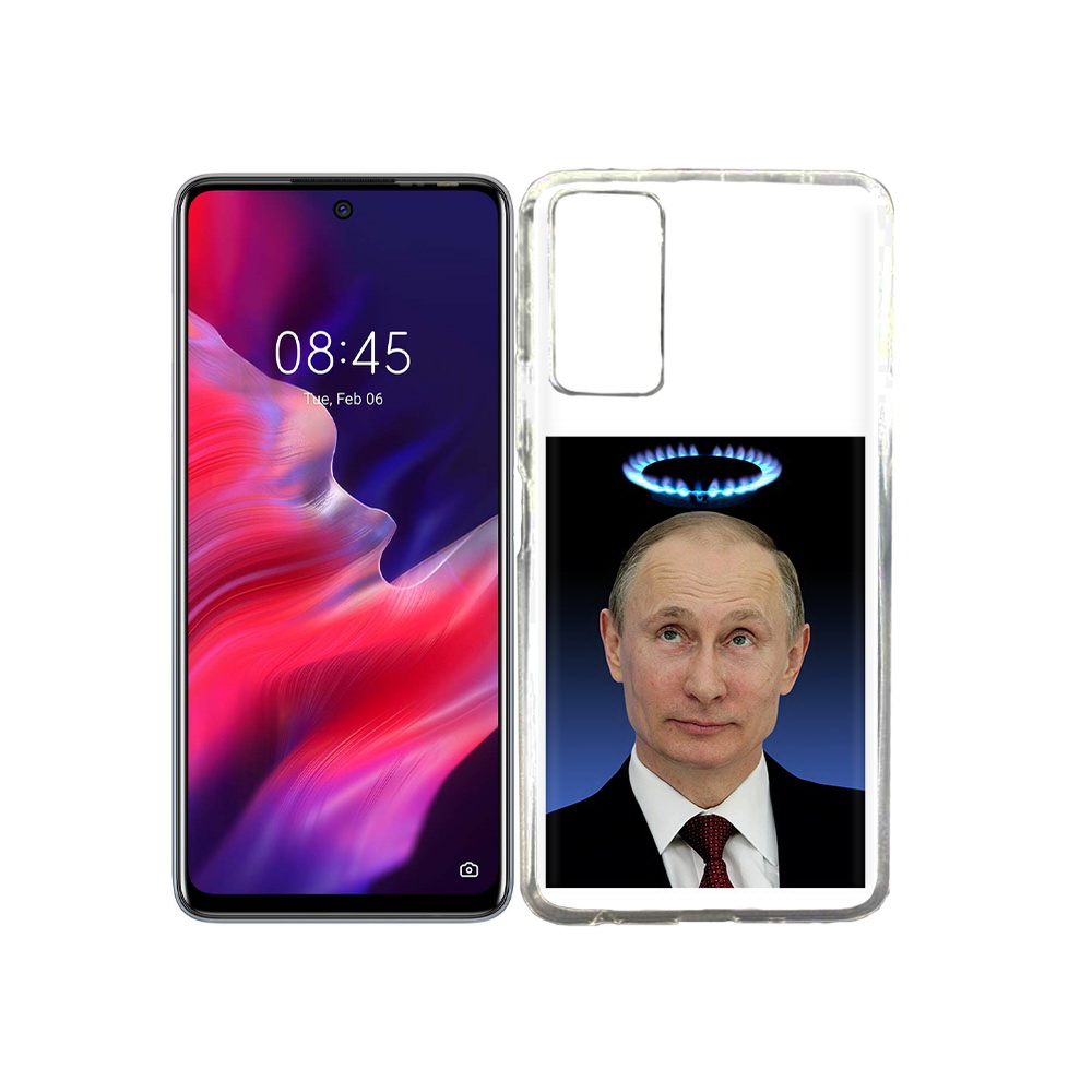 

Чехол MyPads Tocco для Tecno Pova 2 святой газ, Прозрачный, Tocco