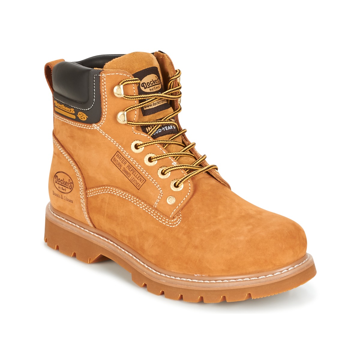 

Ботинки мужские Dockers by Gerli 1669215 коричневые 46 EU, Коричневый, 1669215